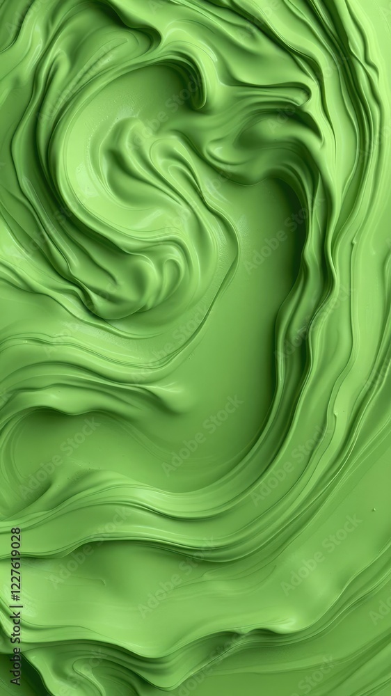 Green clay fluid background with swirly plasma effect, smooth, natural, background Green clay fluid background with swirly plasma effect, smooth, natural, background
