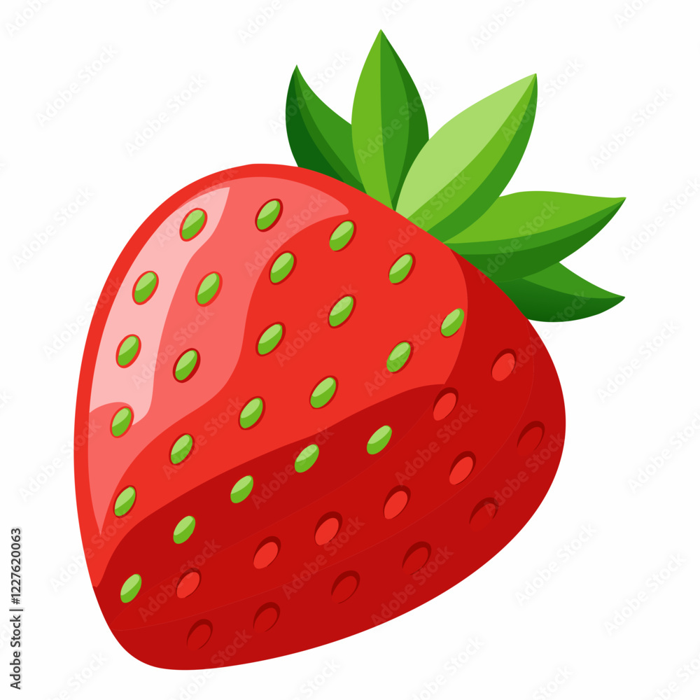 Obraz premium strawberry isolated on white