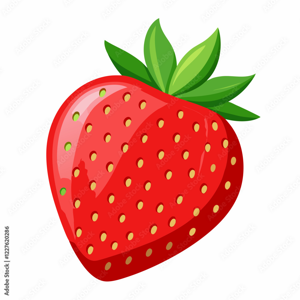 Obraz premium strawberry isolated on white