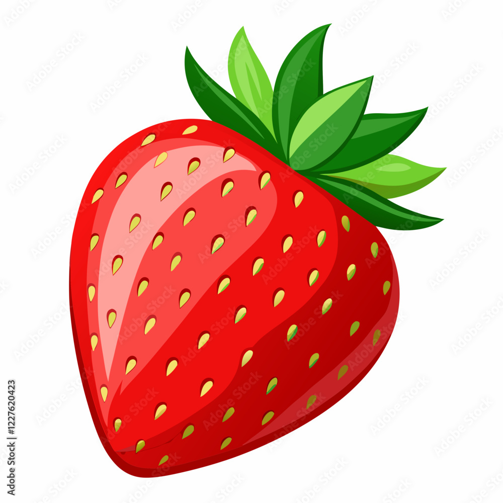 Obraz premium strawberry isolated on white