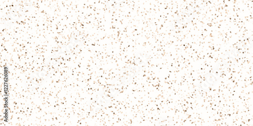 Abstract white and brown quartz surface seamless pattern terrazzo background. old surface of stone terrazzo floor background. white paper texture. overlay pattern terrazzo flooring texture