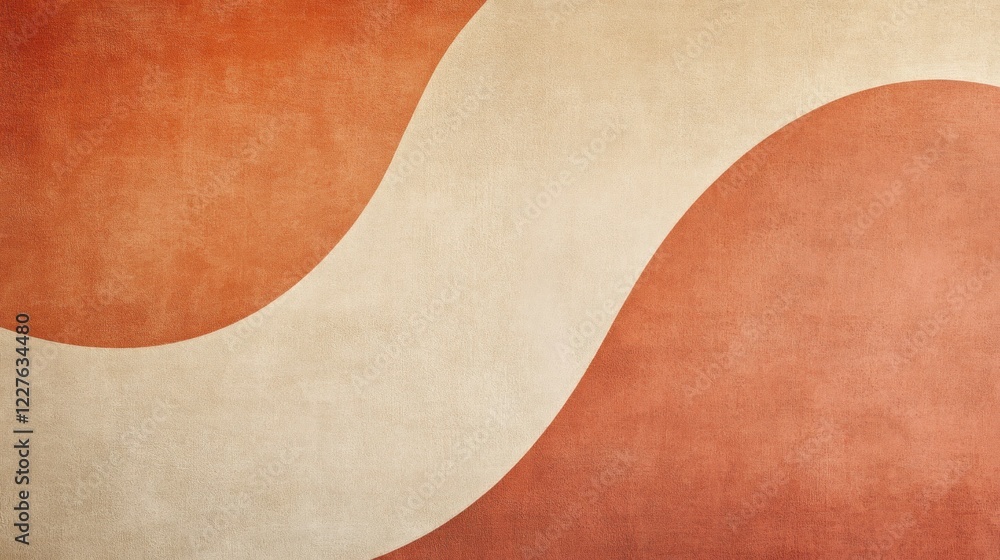 Abstract background with warm earthy tones and a flowing wave-like pattern for graphic design