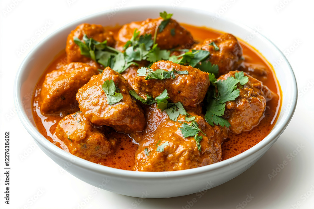 A white bowl filled with meatballs covered in a red sauce A white bowl filled with meatballs covered in a red sauce