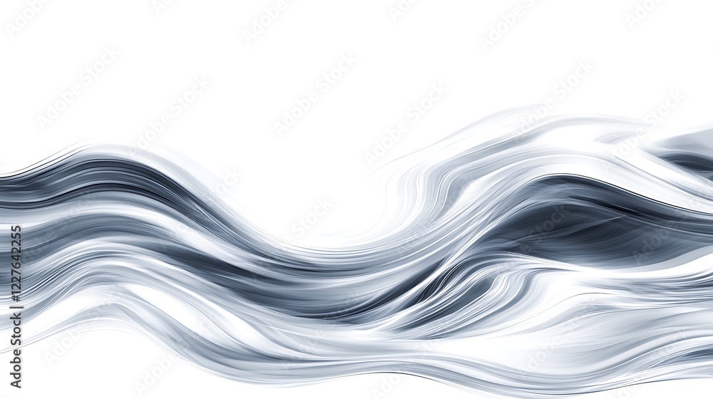 Abstract Gray Wave Pattern Design Illustration Abstract Gray Wave Pattern Design Illustration
