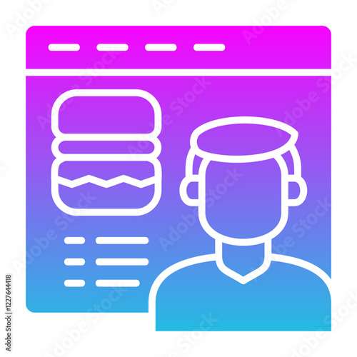 Food blogger Icon