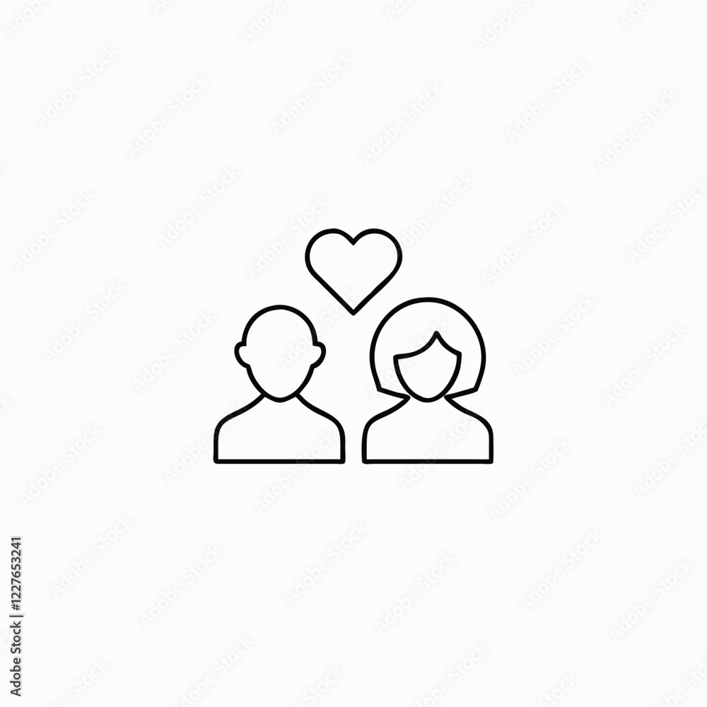 valentine's day couple icon for your project valentine's day couple icon for your project