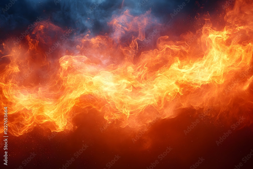 Dynamic Fire and Smoke Abstract Background for Creative Design Dynamic Fire and Smoke Abstract Background for Creative Design
