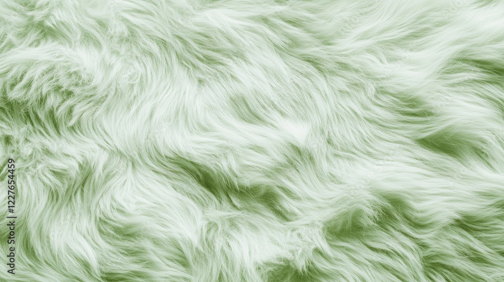 Soft pastel green faux fur texture background with blank space ideal for minimalist designs and creative projects Soft pastel green faux fur texture background with blank space ideal for minimalist designs and creative projects