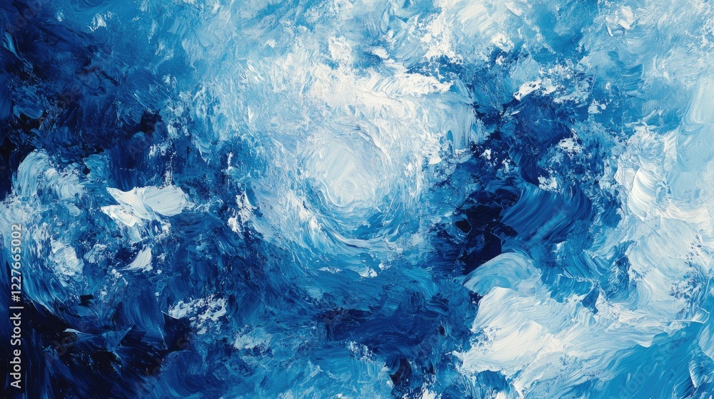 Abstract Blue and White Fluid Art Background with Texture for Relaxation and Music Themes Abstract Blue and White Fluid Art Background with Texture for Relaxation and Music Themes