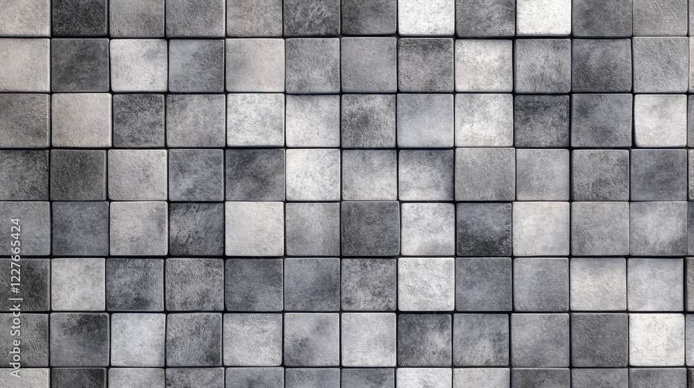 Textured Low Poly Grey and White Tile Background in Modern Geometric Design for Interior or Graphic Use Textured Low Poly Grey and White Tile Background in Modern Geometric Design for Interior or Graphic Use