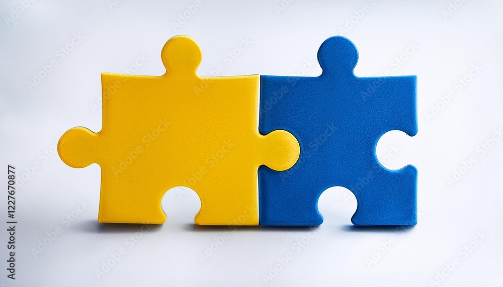 Obraz premium jigsaw puzzle pieces