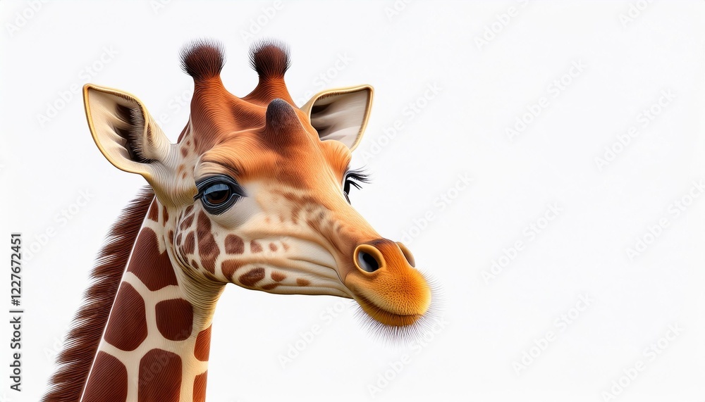 Obraz premium giraffe head close up