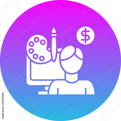 Digital nomad Icon