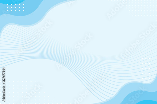 Gradient blue background modern, flayer, annual, banner, in wave design modern template EPS 10