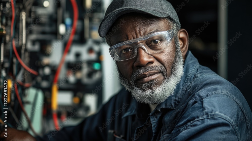Experienced electronics technician working on complex medical devices in a focused laboratory setting showcasing skills and attention to detail. Experienced electronics technician working on complex medical devices in a focused laboratory setting showcasing skills and attention to detail.