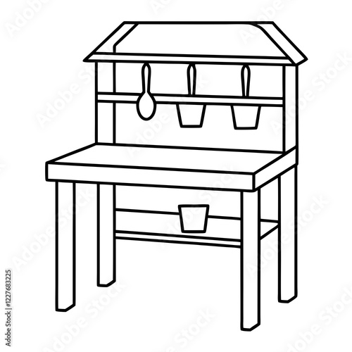 vector illustration of a piano