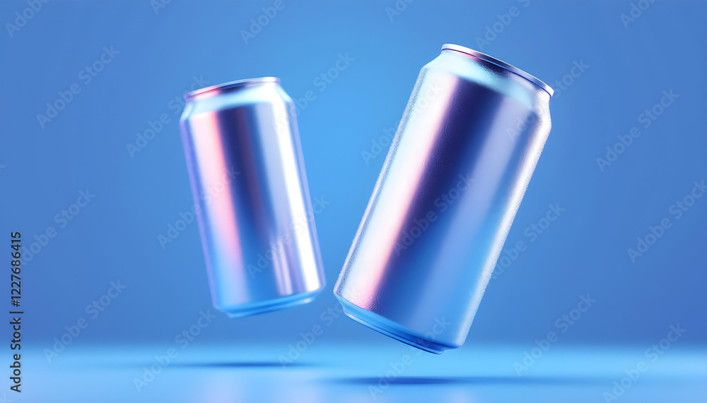 sleek aluminum cans drink mockup sleek aluminum cans drink mockup