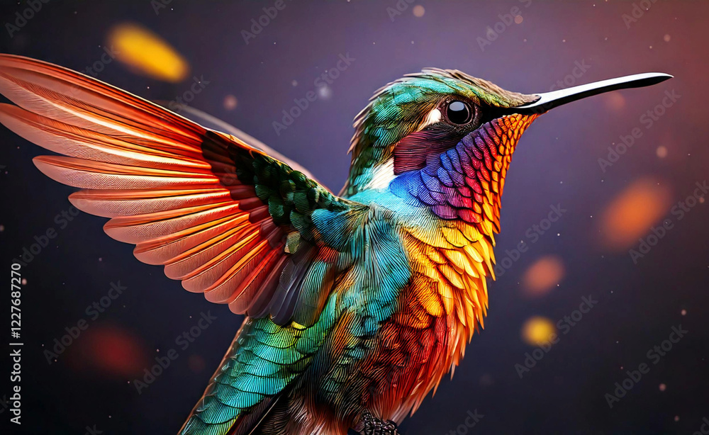 Obraz premium hummingbird in flight