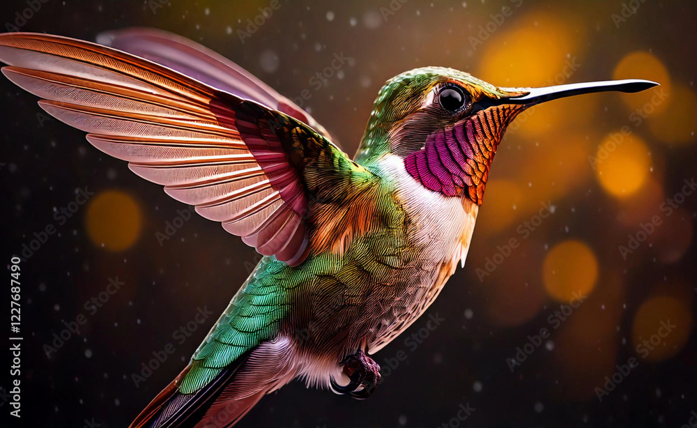 Fototapeta premium hummingbird in flight