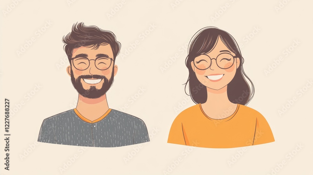 Happy diverse employees smiling together with a light background representing teamwork and positivity in a professional setting. Happy diverse employees smiling together with a light background representing teamwork and positivity in a professional setting.