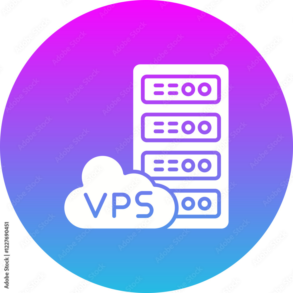 Vps server Icon Vps server Icon
