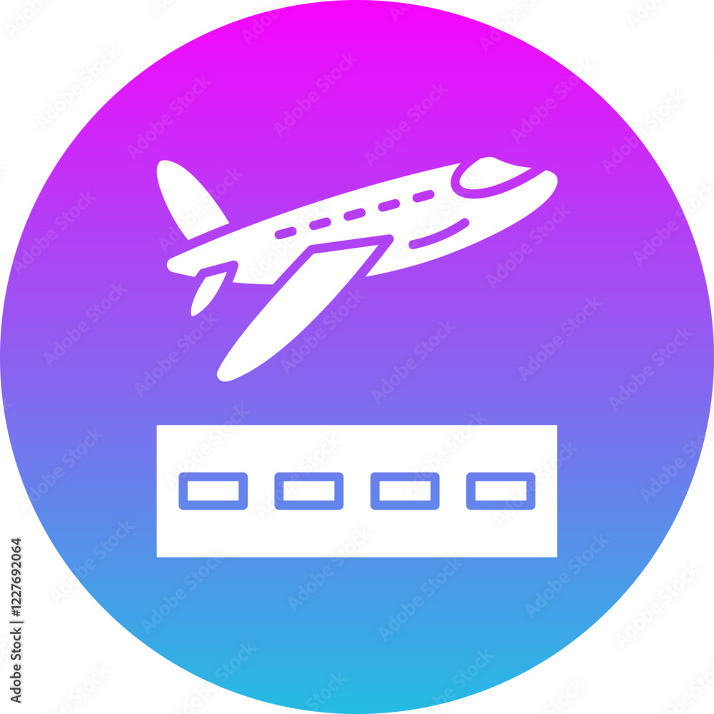 Fototapeta premium Runway Icon