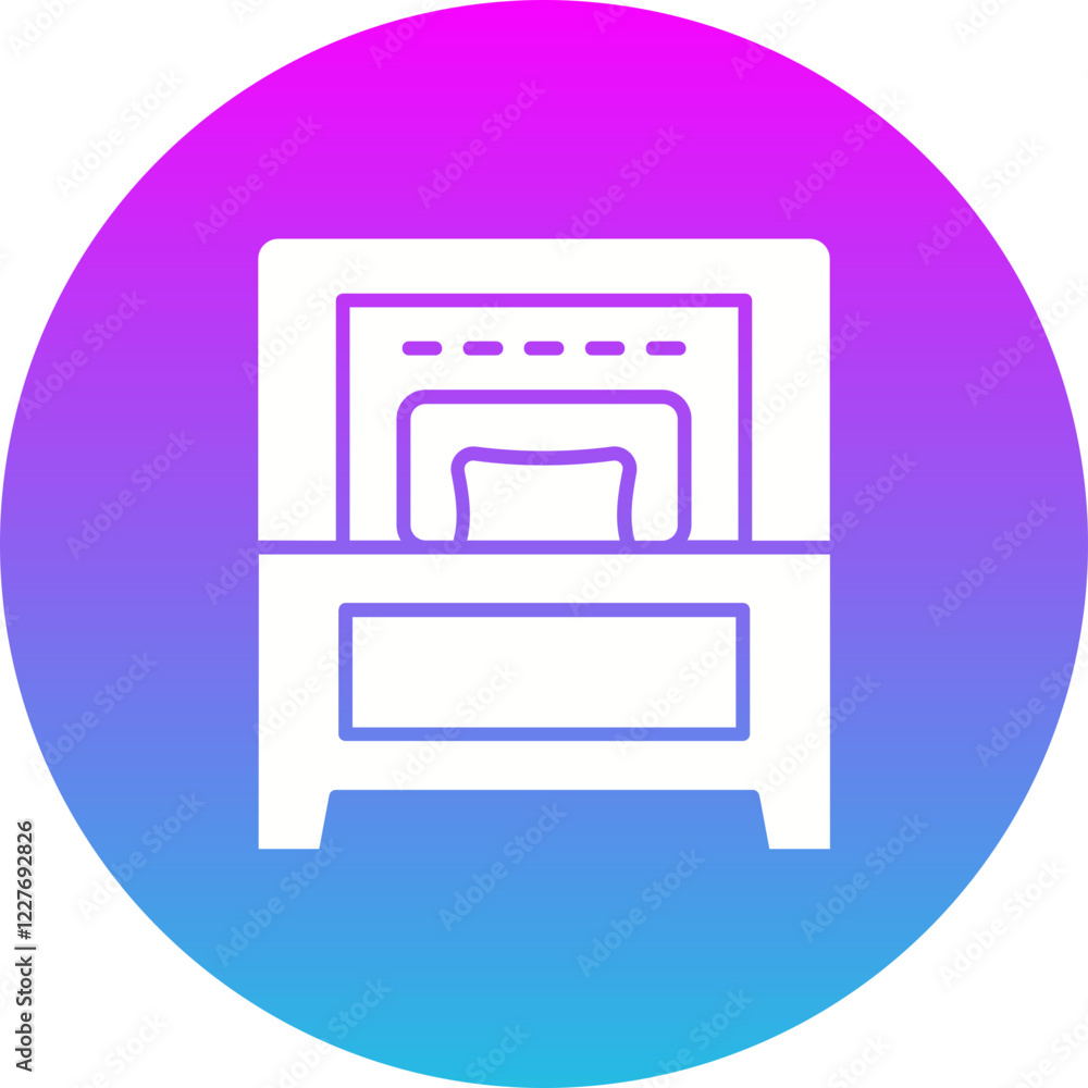 Single bed Icon Single bed Icon