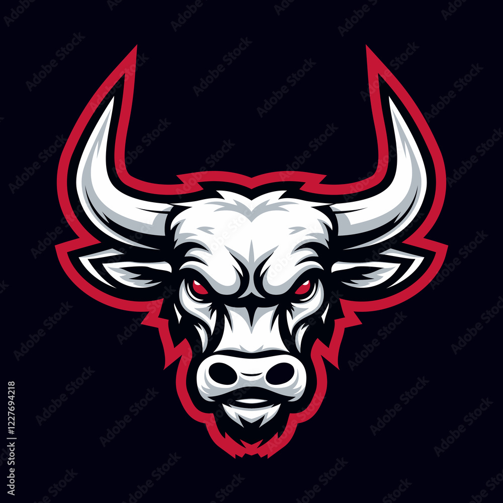 Bulls head mascot Bulls head mascot