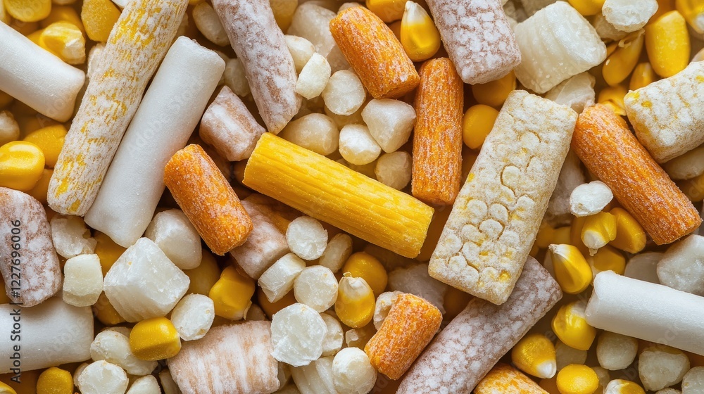 Pet Treats Variety of Compressed Puffed Rice and Corn Cakes for Nutritional Snacking in Animal Care Pet Treats Variety of Compressed Puffed Rice and Corn Cakes for Nutritional Snacking in Animal Care