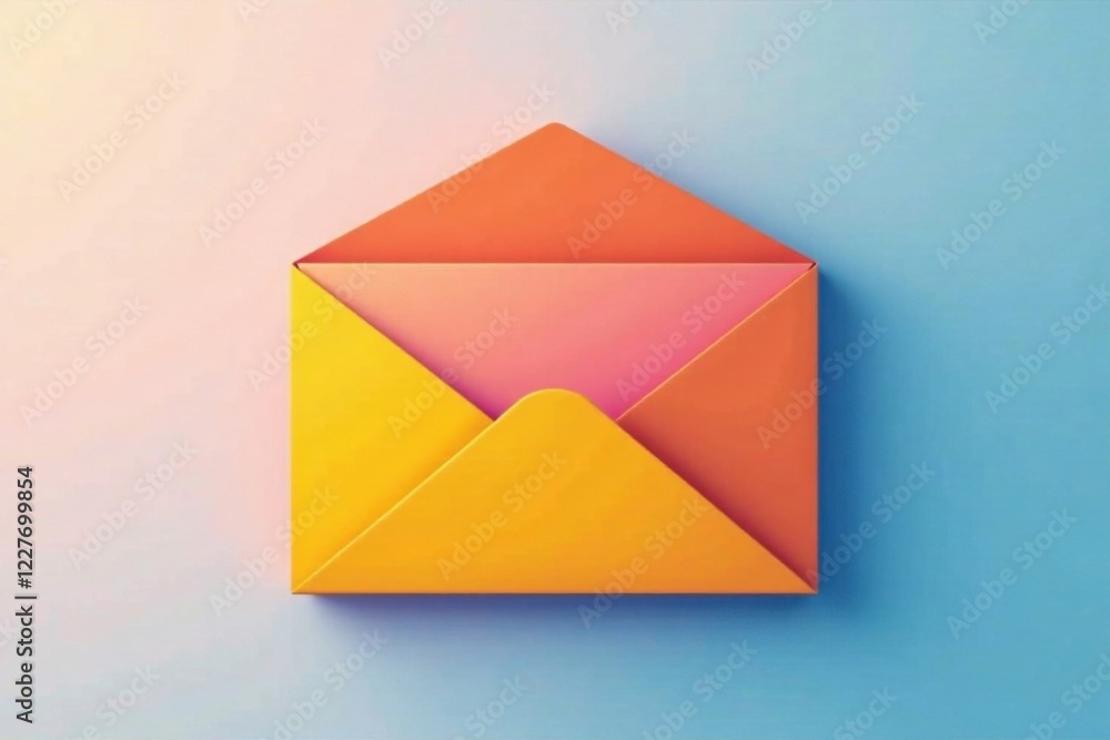 Simple envelope icon with bold lines and minimalist design , message, graphic, illustration Simple envelope icon with bold lines and minimalist design , message, graphic, illustration