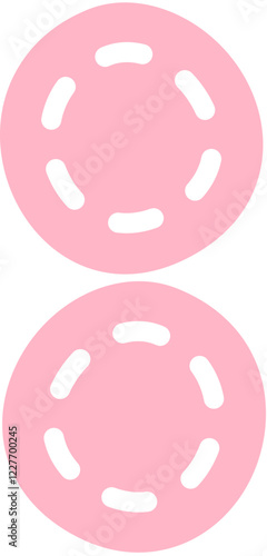 Stitch Font Colon Symbol Sign 