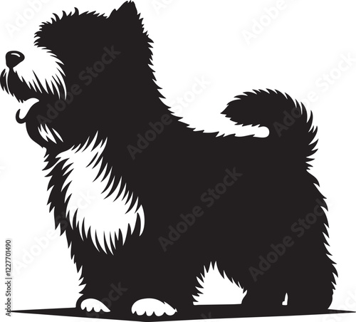 illustration of cartoon dog
