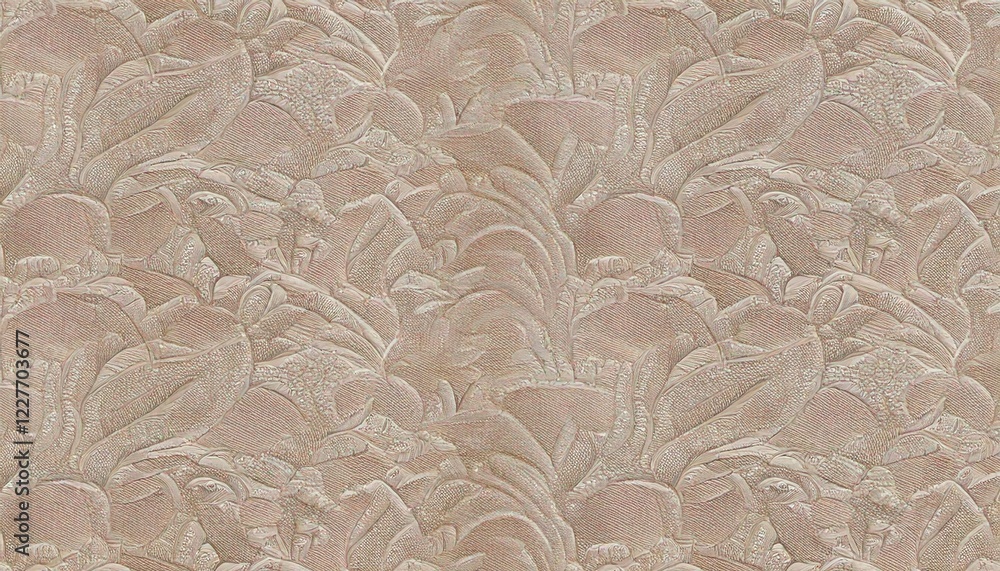 Poster Realistic seamless texture of vinyl interior wallpaper, discreet