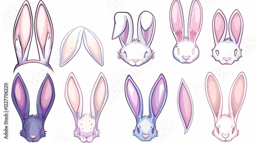 Whimsical Rabbit Ears Band for Costume Design