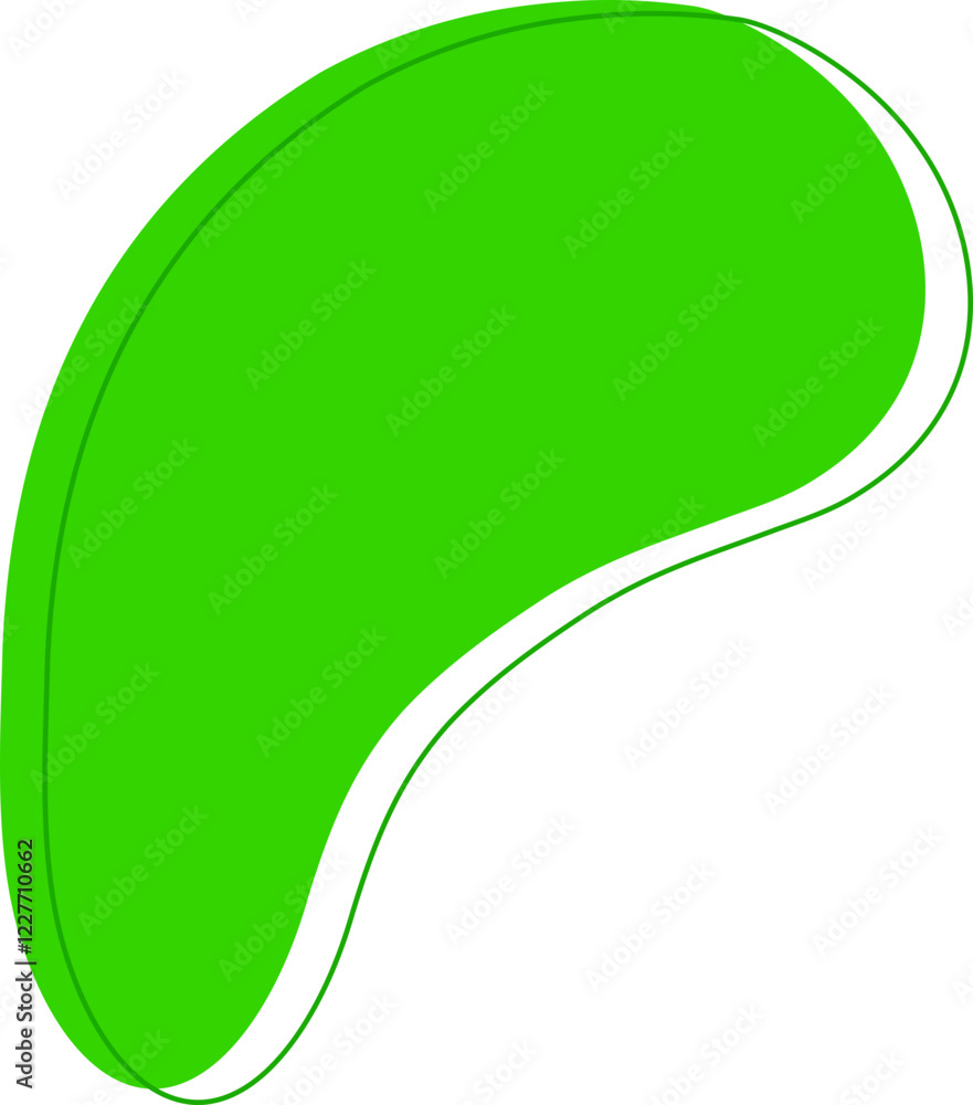 Abstract Flat Decoration Shape Vector Abstract Flat Decoration Shape Vector