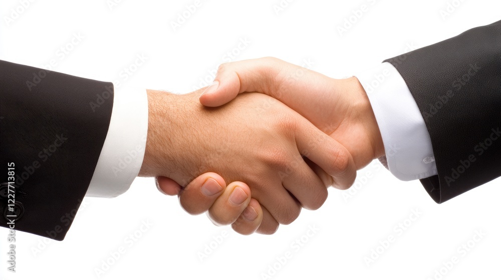 Business handshake symbolizing partnership and cooperation with empty space for text and branding in a professional setting Business handshake symbolizing partnership and cooperation with empty space for text and branding in a professional setting