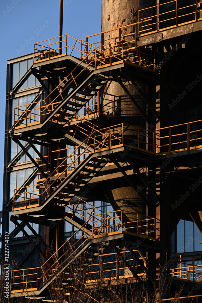 Fototapeta premium industrial building renovation