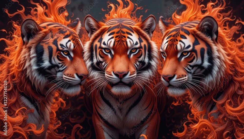 Three Tigers: Symbols of Power Three Tigers: Symbols of Power