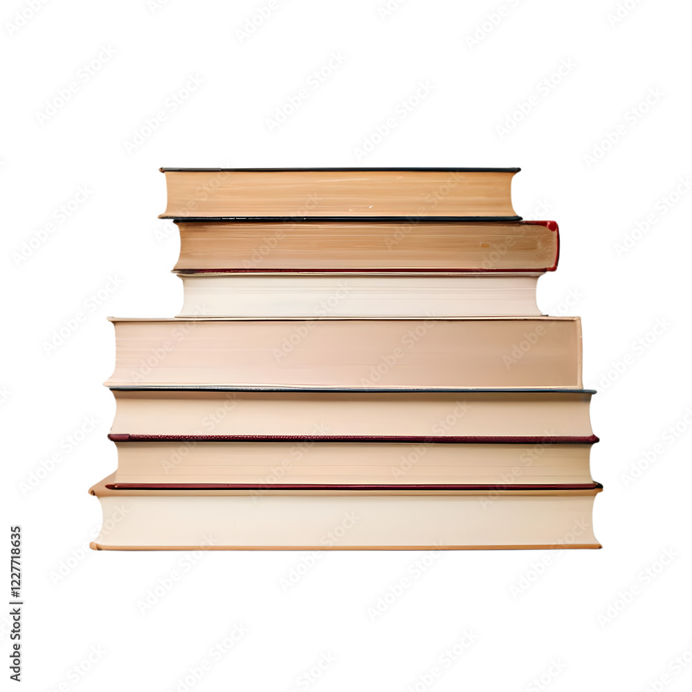 stack of books isolated on transparent background stack of books isolated on transparent background