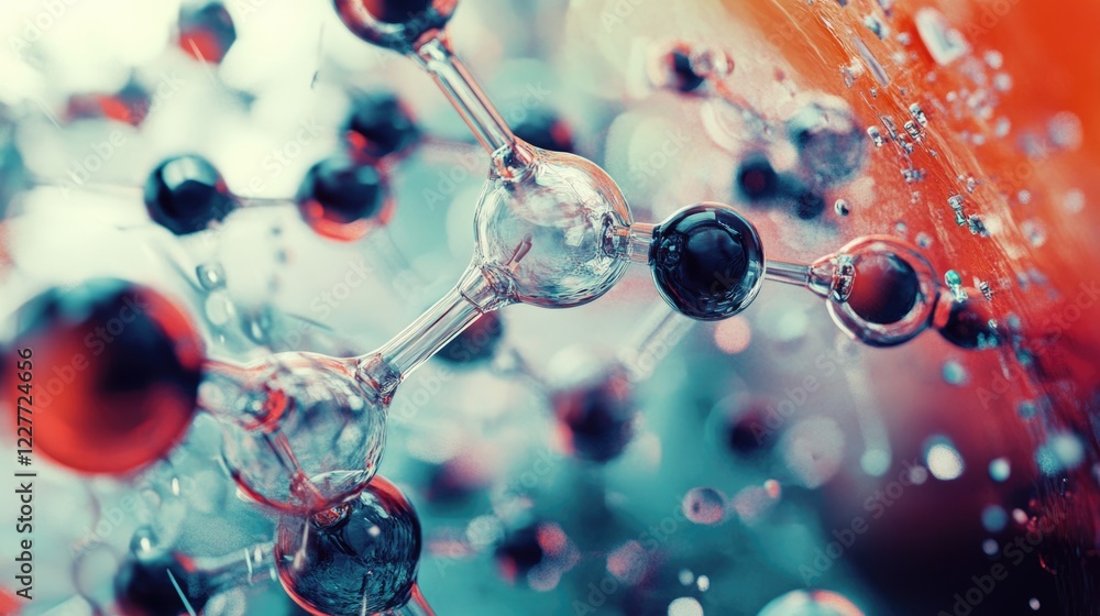 Obraz premium Molecular Analysis and Visualization of Substituted Imidazo Groups Under High-Tech Microscopy for Advanced Scientific Research