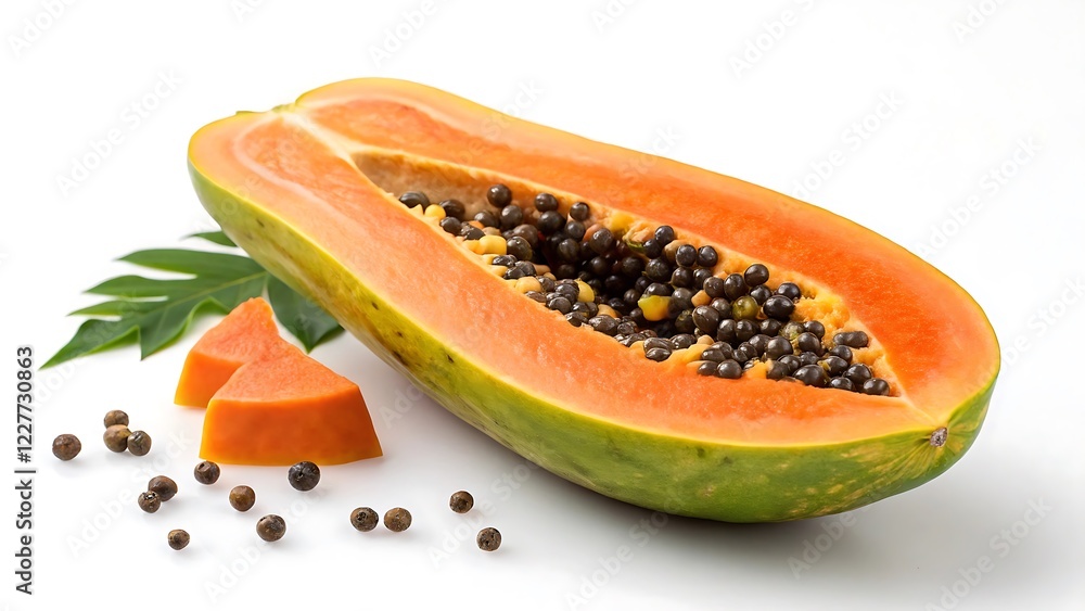 papaya on a plate papaya on a plate