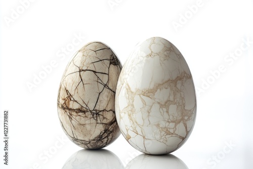 Cracked Geode Egg Pair