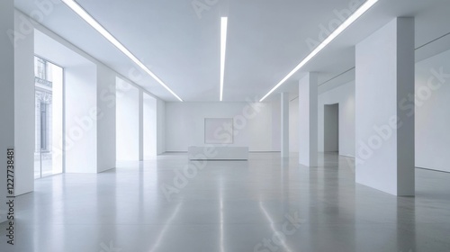 Wallpaper Mural a large empty room with a lot of windows Torontodigital.ca