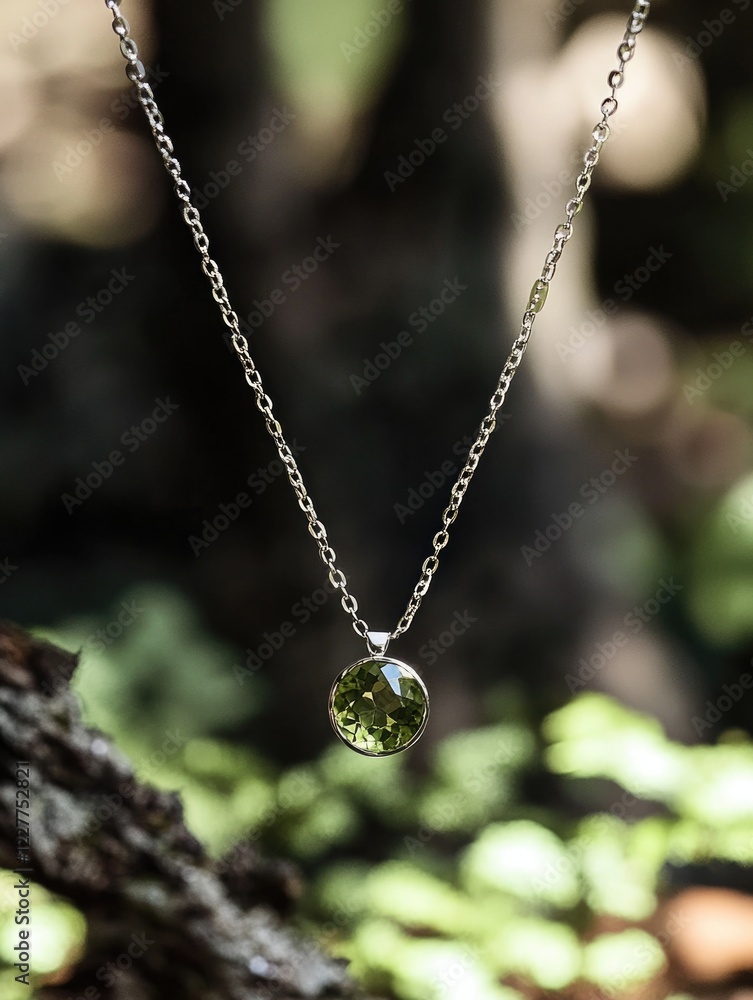 Fototapeta premium Green Amethyst Pendant