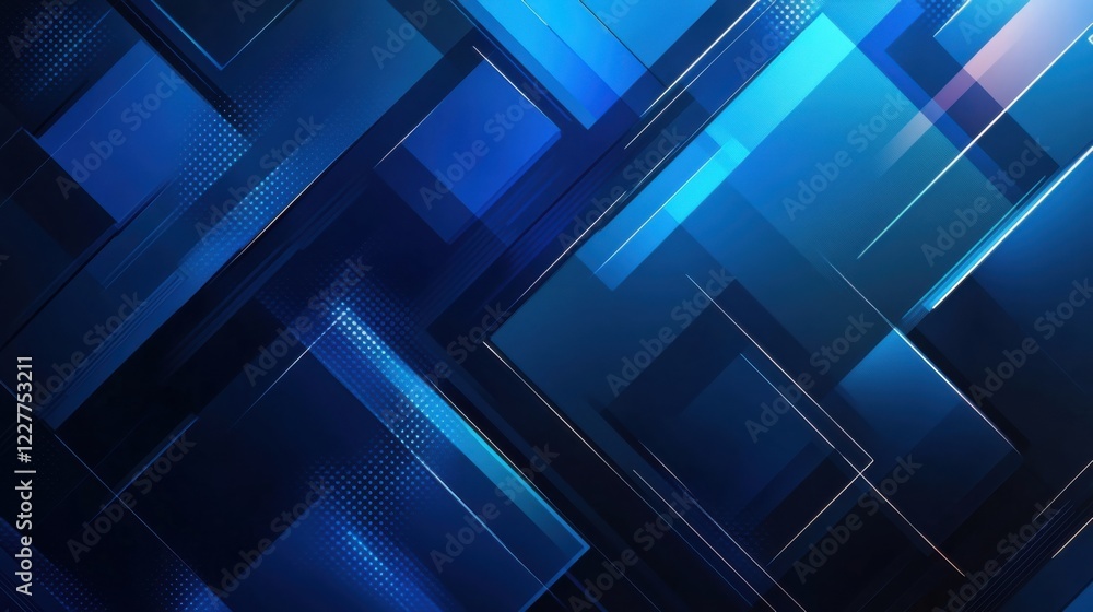 Obraz premium a blue abstract background with a diagonal pattern