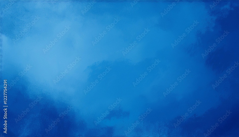 Naklejka premium abstract blue paint grunge background paint stains texture with copy space hand painted abstract artwork abstract blue paint banner
