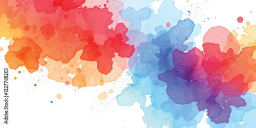  Holi watercolor, splashes, create a colorful, abstract background with a vibrant, texture, artistic, splatter, grunge, liqiud, multi, different, india colour of fastival