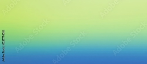 Gradient Background Transition from Green to Blue with Blank Space for Text and Design Elements