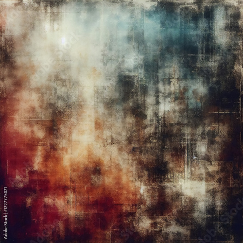 Grunge texture background, rough and edgy, urban style, album cover photo