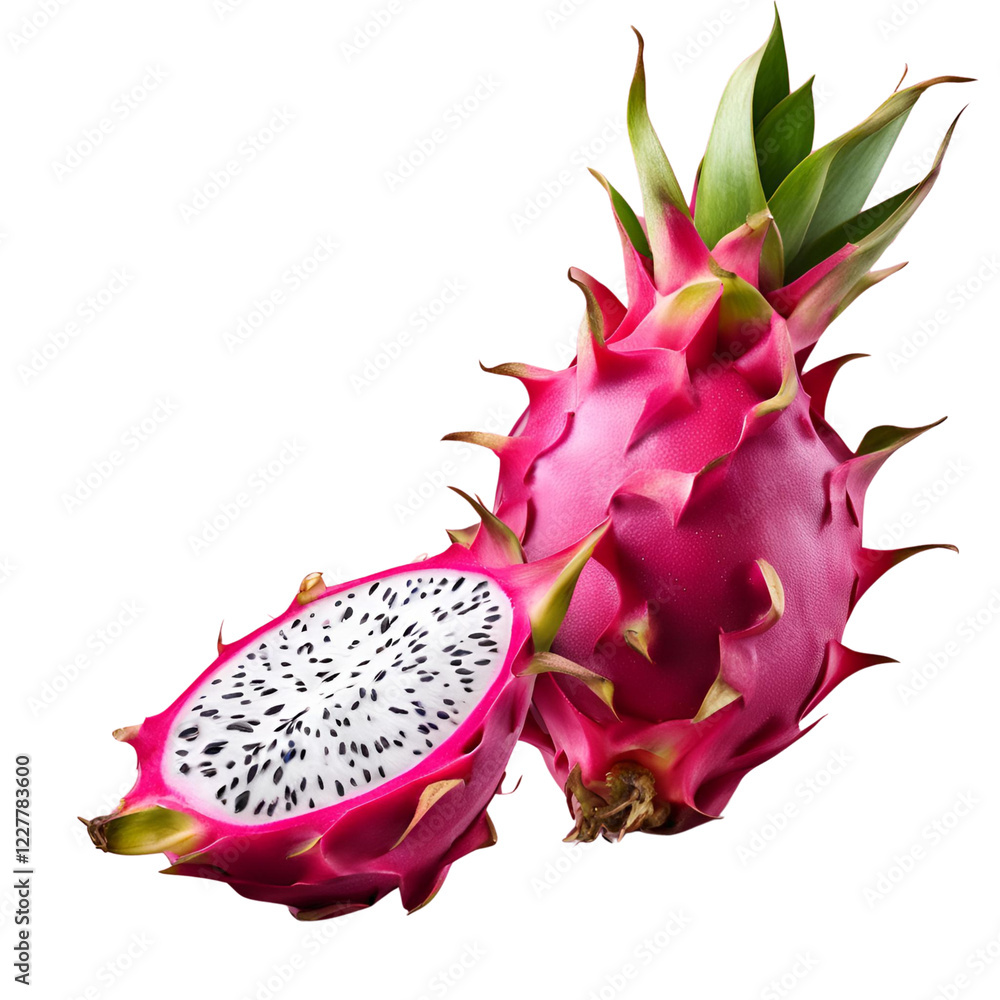 dragon fruit isolated on white dragon fruit isolated on white
